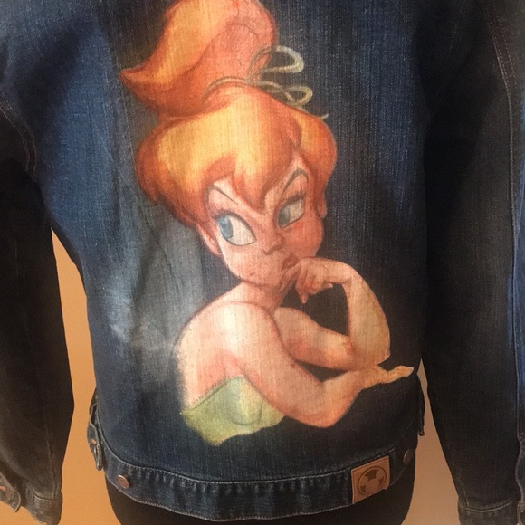 Disney Tinkerbell Jean jacket size Medium - Picture 6 of 10